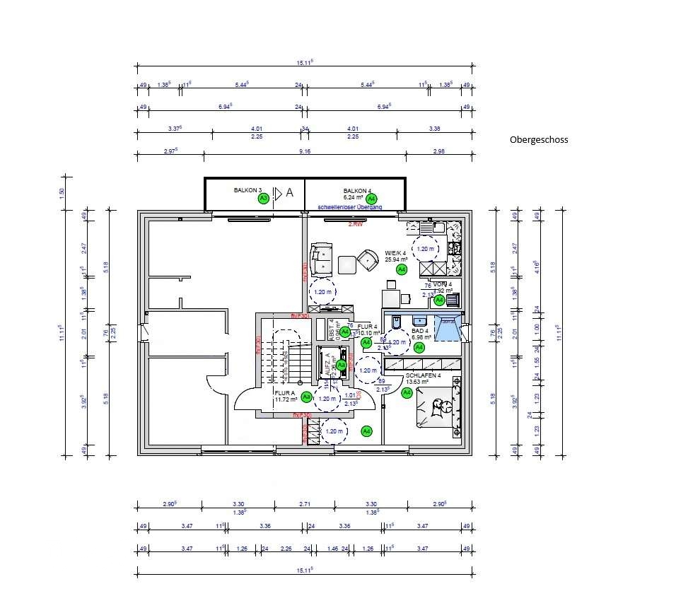Haus 17a Obergeschoss